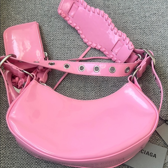 Balenciaga Le Cagole Bubblegum Pink Shoulder Bag! 👛 - Picture 13 of 17